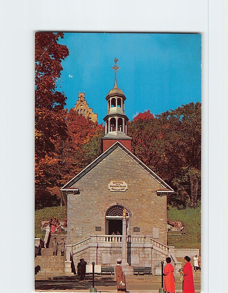 Postcard The Old Church Ste-Anne De Beaupre Quebec Canada