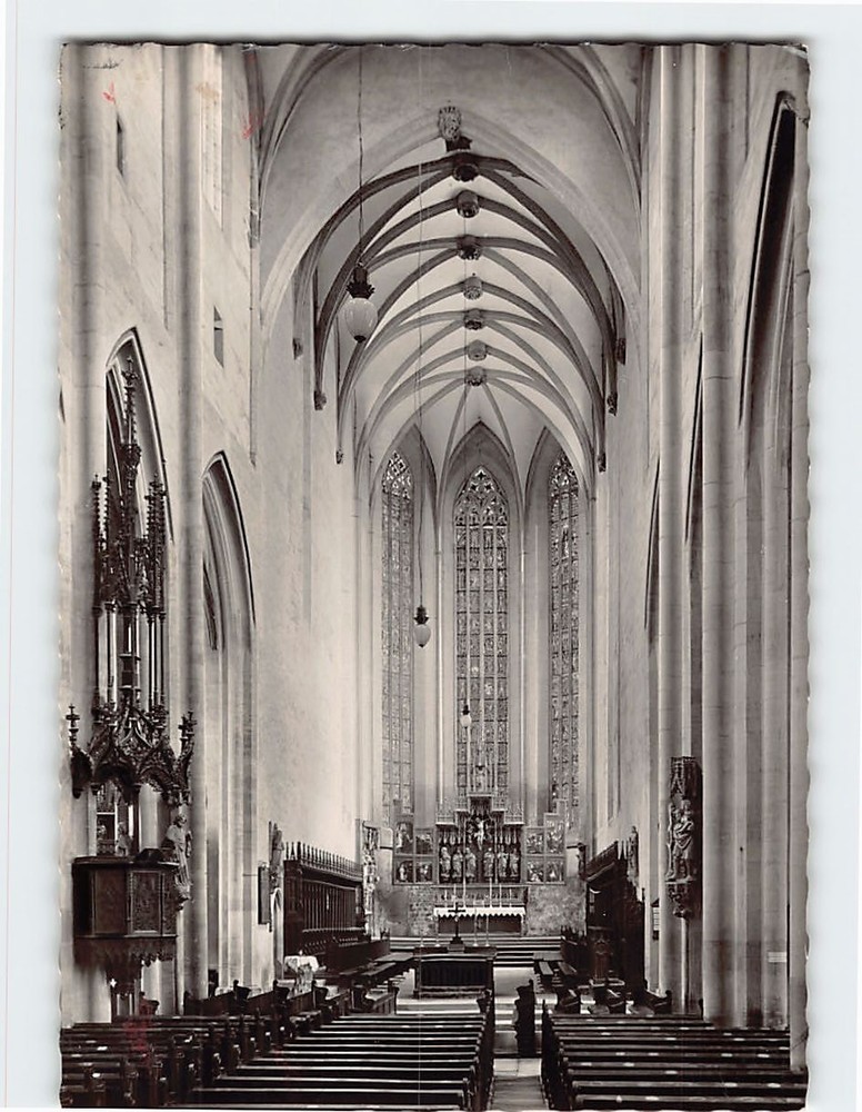 Postcard St. Jakobskirche Rothenburg Germany