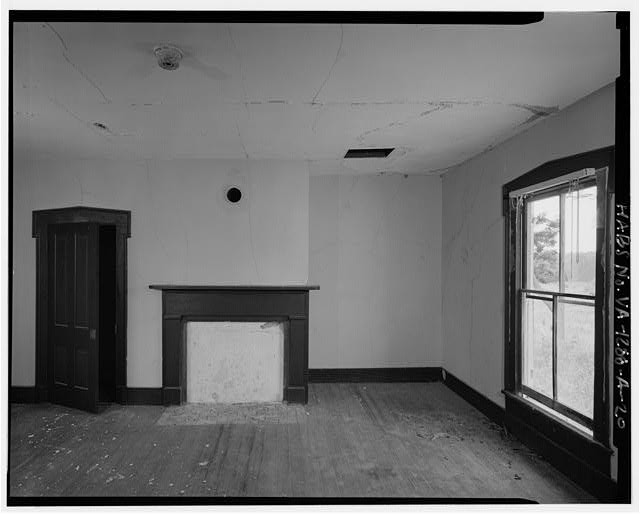 Fort Hill Farm Mansion West Staunton Roanoke River 1900s Interior Room