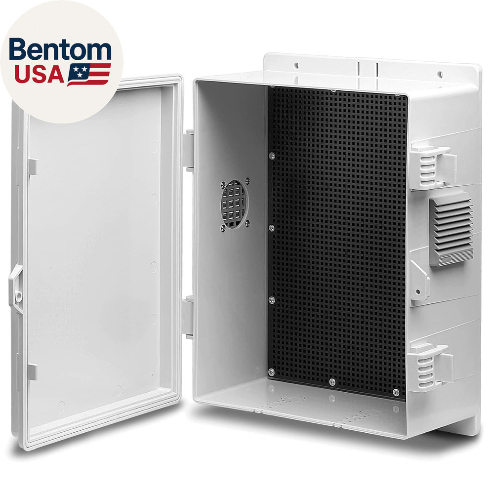 Outdoor Electrical Junction Box, ABS Water Resistant Enclosure with Internal Mou-image