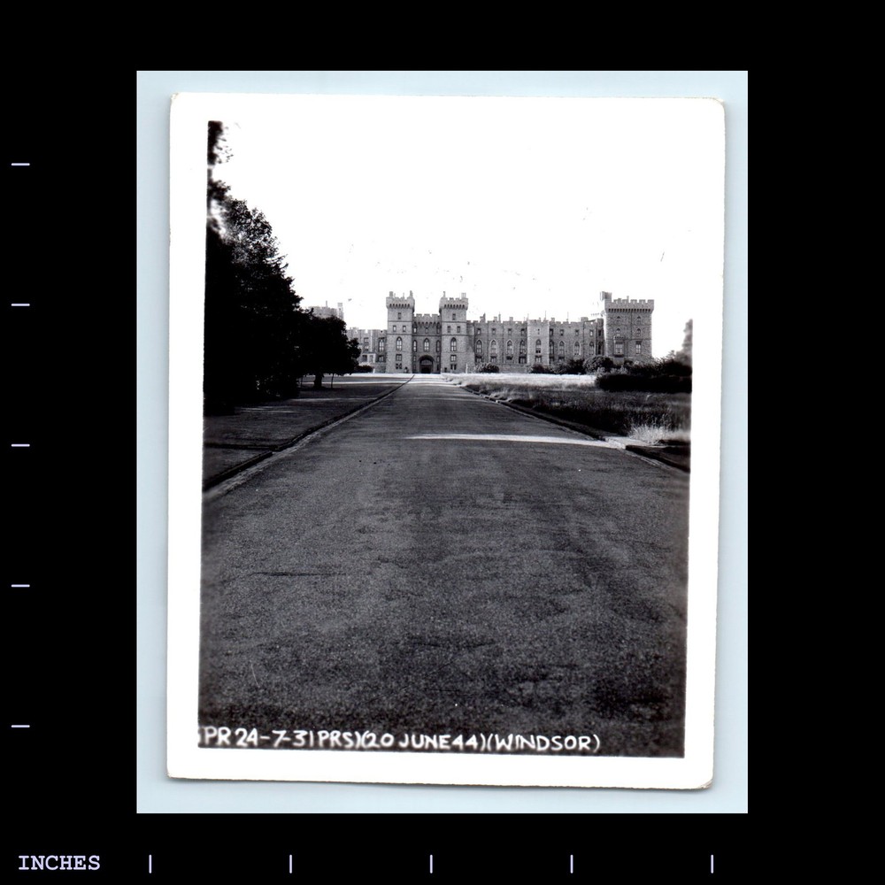 Old Vintage Photo WINDSOR CASTLE WW2 1944