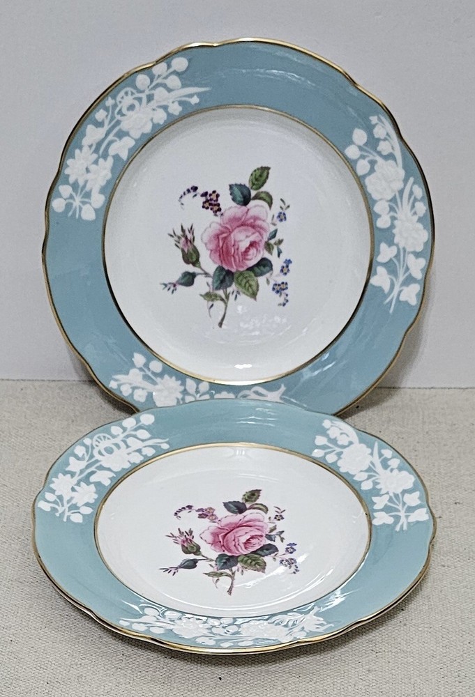 SET of 2 - Spode Old Colony Rose 6