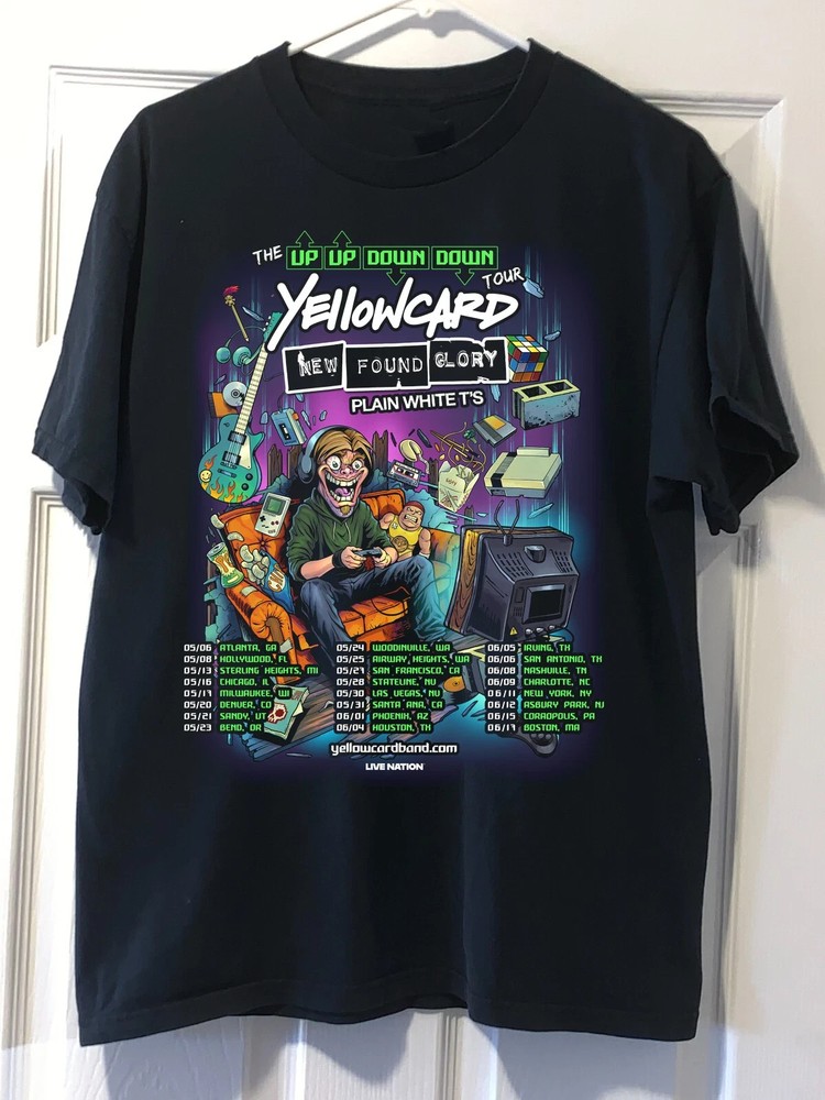 Yellowcard Up Up Down Down Tour 2026 Graphic T Shirt