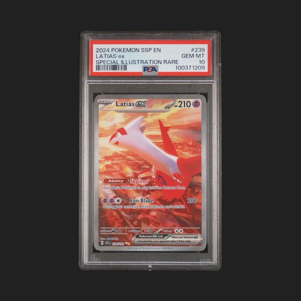 PSA 10 Latias ex 239 Special Illustration Rare Surging Sparks Pokemon