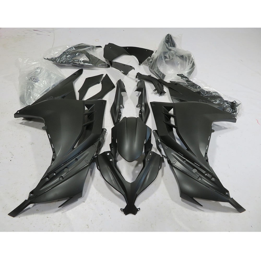 Matte Black Fairing Kit Bodywork For Kawasaki Ninja 300 EX300 2013-2017 15 16 US