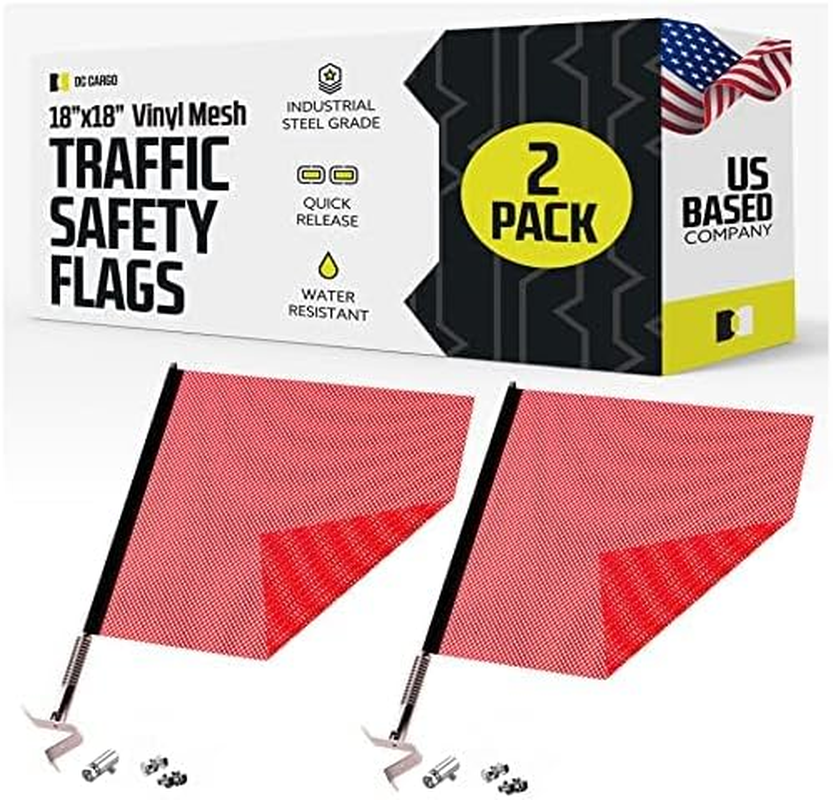 DOT Compliant DC Cargo Quick Release Flag Mount for Trucks & Cars