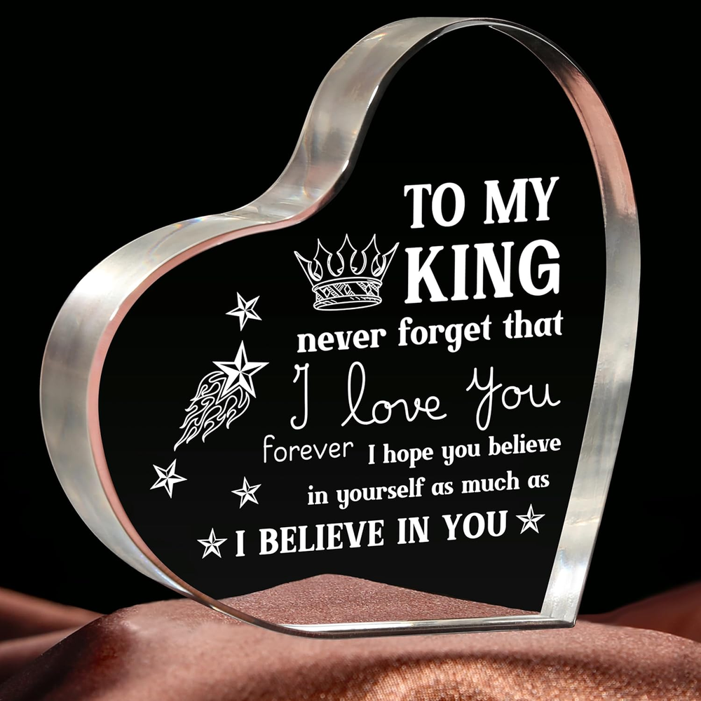 Gifts for Boyfriend, I Love You Gifts for Him, Men'S Anniversary Heart Shaped