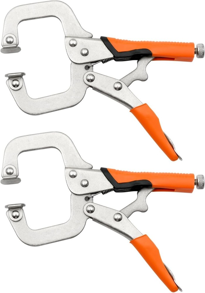 6 Inch C Clamp Heavy Duty Vise Grip Locking Pliers Adjustable Face Clamp