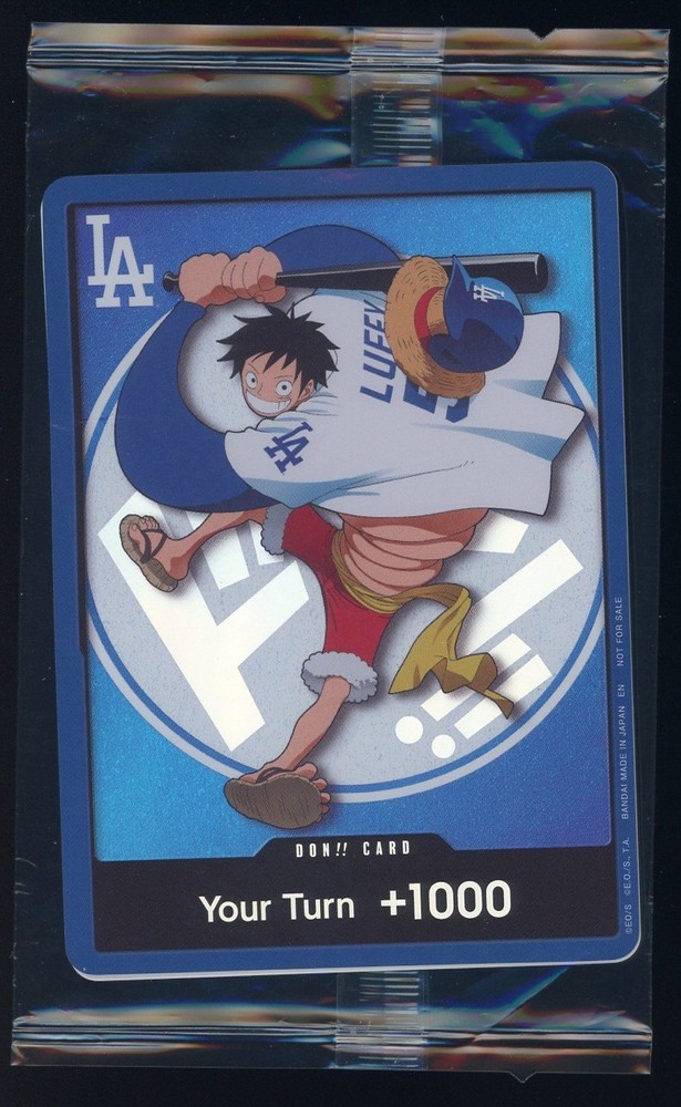 2026 One Piece Los Angeles Dodgers Monkey D Luffy Don Card Promo SealedPROBSTEIN is actively accepting consignments !!