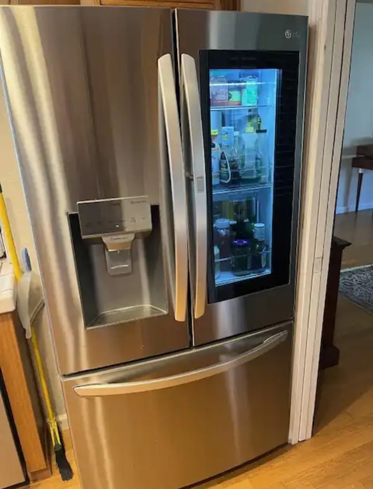 LG LFXS28596S 28 cu ft Smart French Door in Door Instaview Refrigerator
