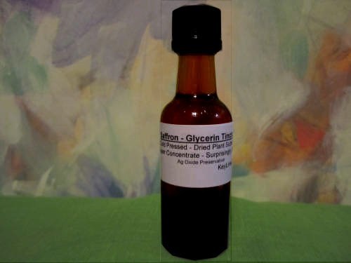 Saffron Herbal Sweet Glycerin Tincture