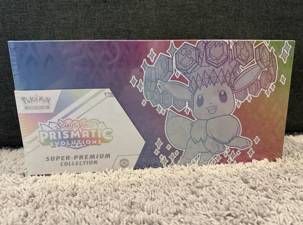 Pokémon TCG Prismatic Evolutions Super-Premium Collection Box Promo Eevee
