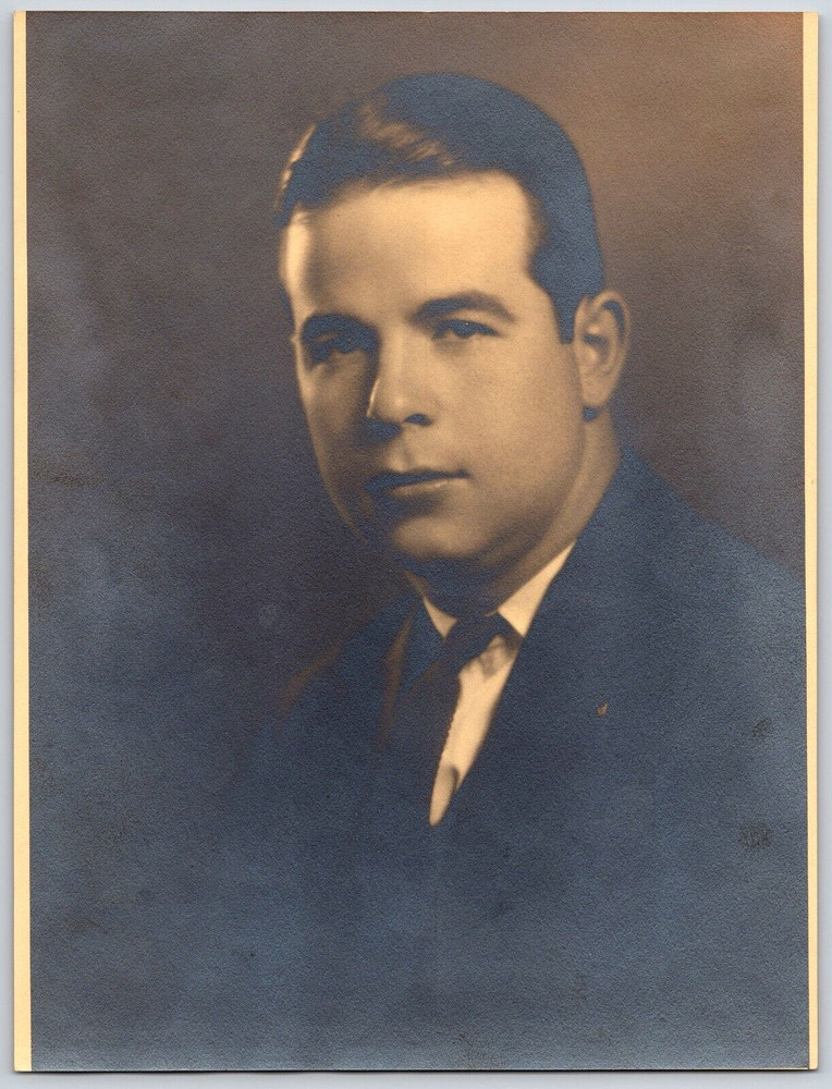 Vintage Old Antique Real Photo Picture Image Man Suit Coat Tie