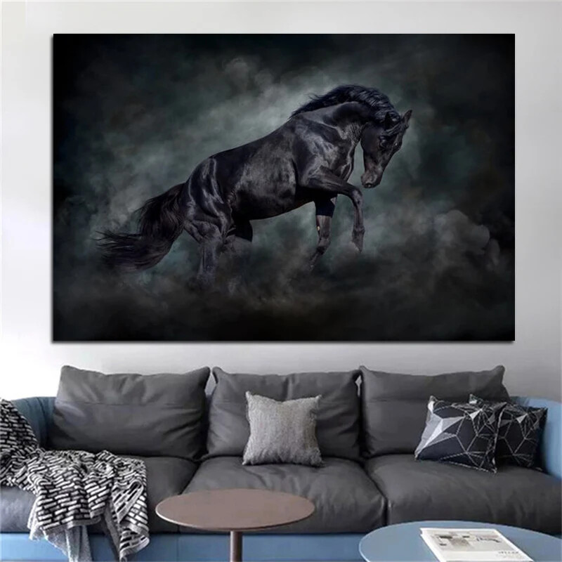 Horse Animal Canvas Painting Canvas Mural Poster Prints Home Decor