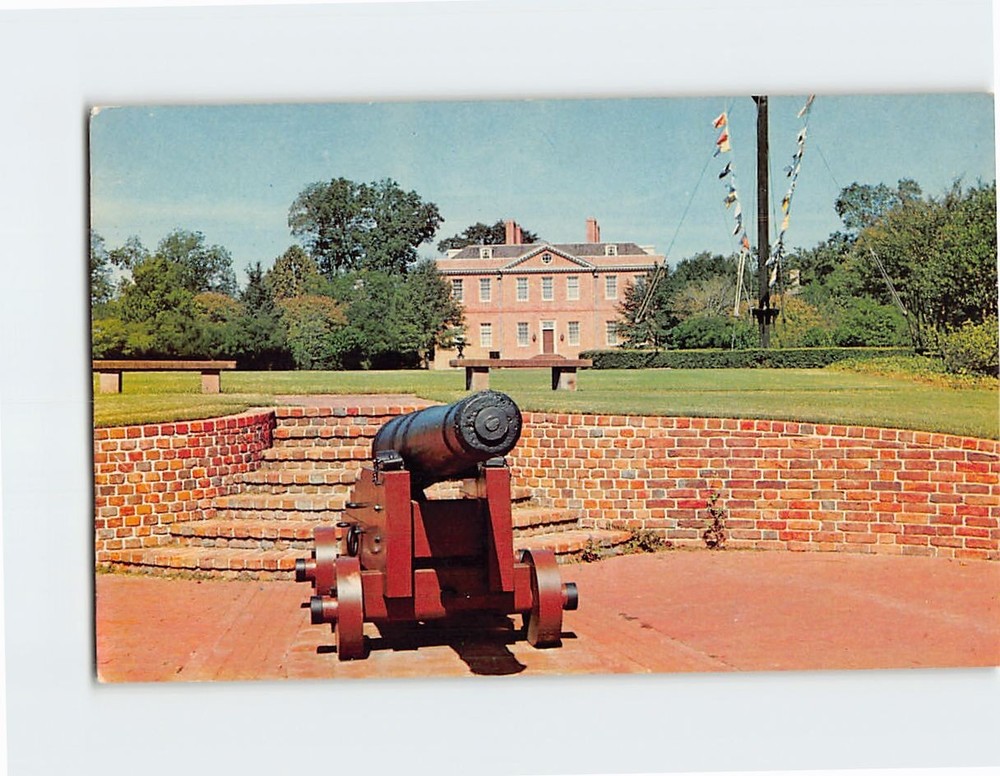 Postcard Tyron Palace North Carolina USA
