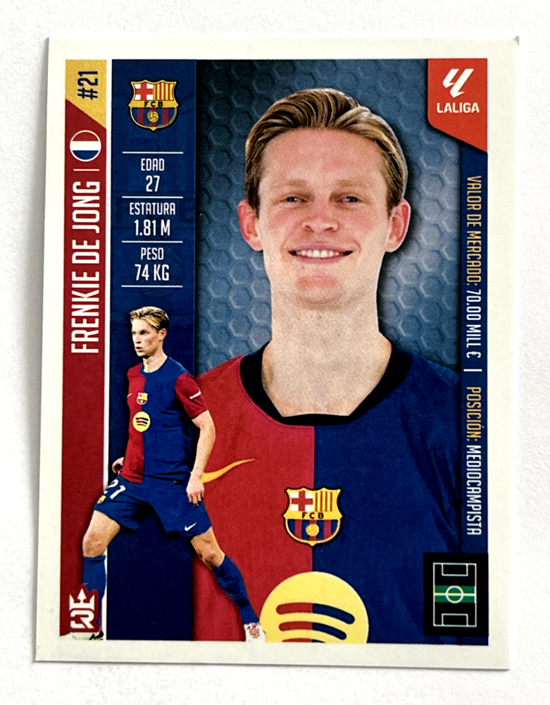 2024 The Kings Of Soccer 3R Sticker #224 FRENKIE DE JONG FC Barcelona