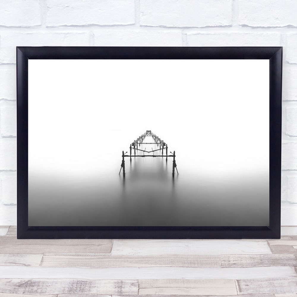 Infinity Ii Dock Pier Sea Ocean Water Lake Pond Mediterranean Wall Art Print