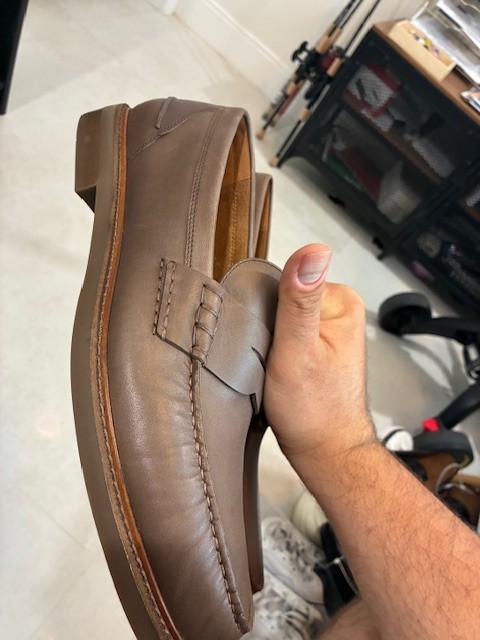 cole haan slip on loafers leather mens size 13