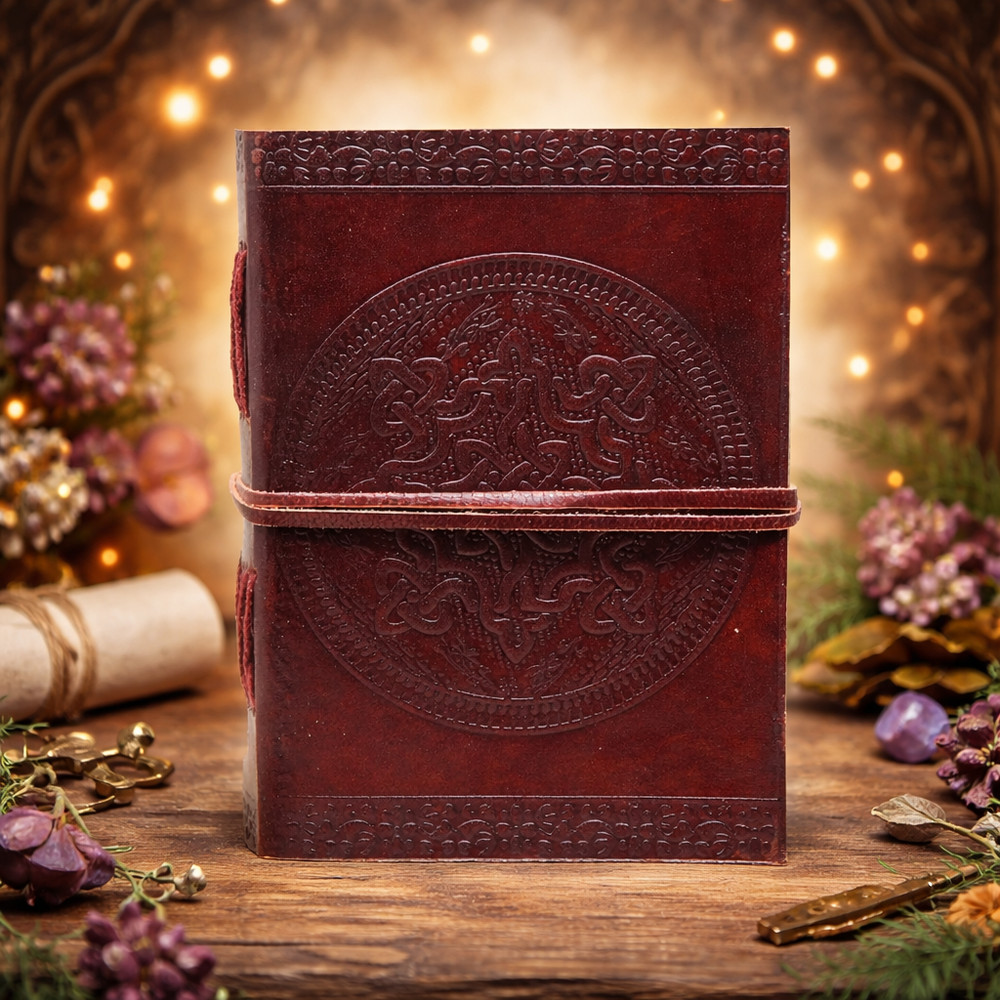 Leather Diary 7x5 Handmade Vintage Notebook Strap Lock 200 Blank Pages