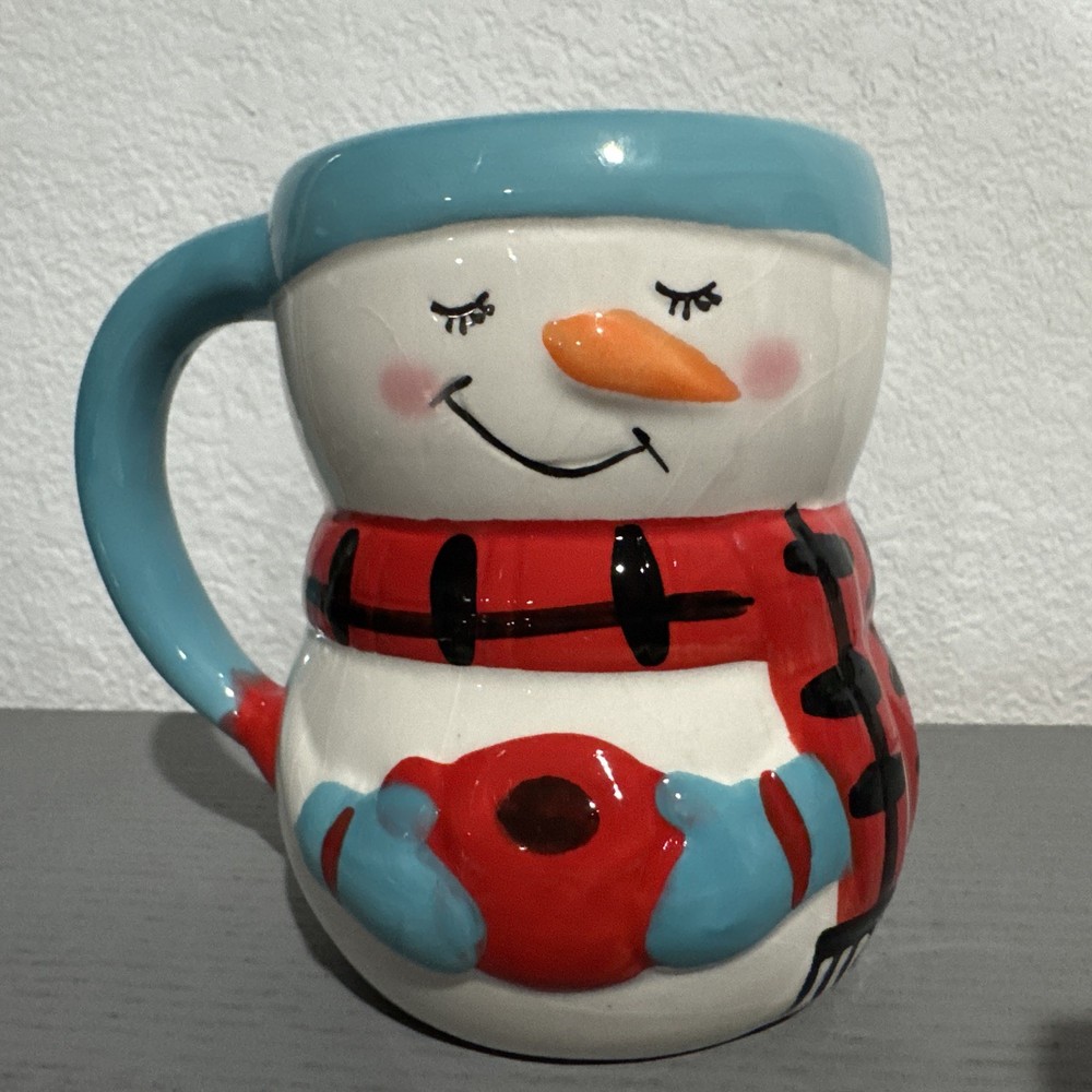 Bay Island Snowman Coffee Cup Hot Cocoa Mug Ceramic 4