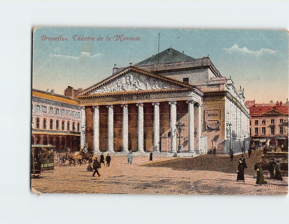 Postcard Theatre de la Monnaie Brussels Belgium