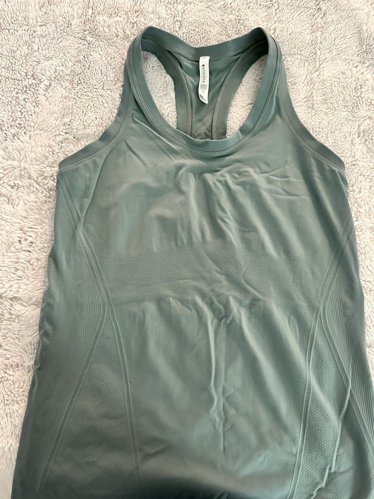 Athleta Women’s Momentum Tank Top Size Large Sage Dark Green