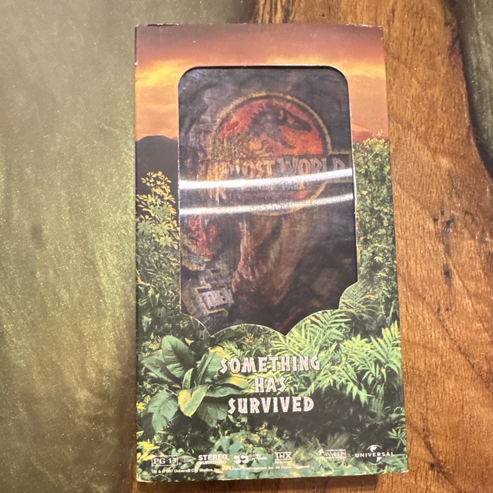 Universal The Lost World: Jurassic Park VHS NTSC PG-13 Steven Spielberg