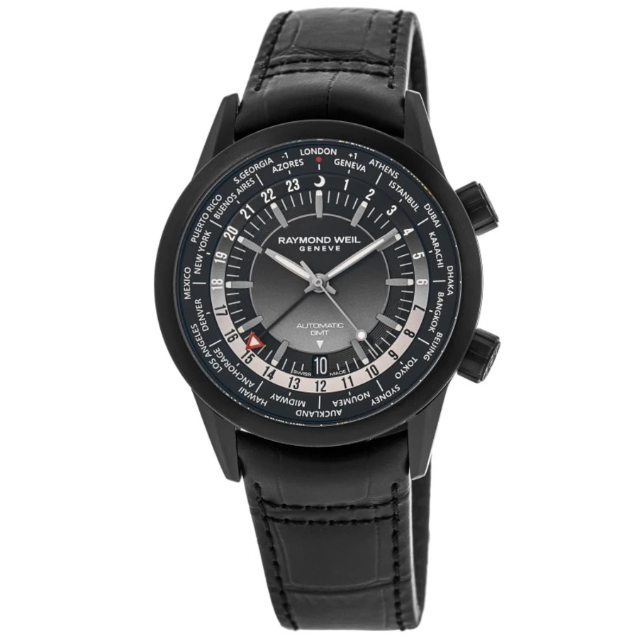 New Raymond Weil Freelancer Automatic GMT Men's Watch 2765-BKC-20001