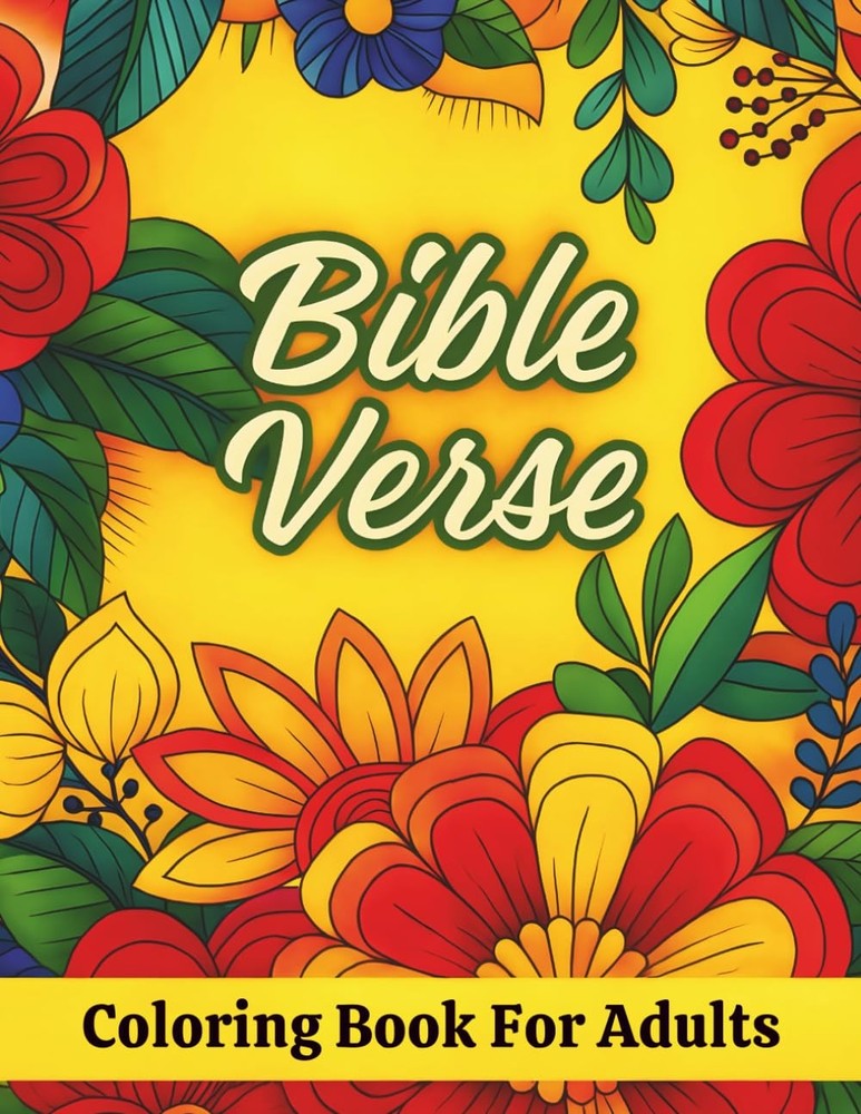 Bible Verse Coloring Book for Adults: Inspirational Scripture and Christian Rela
