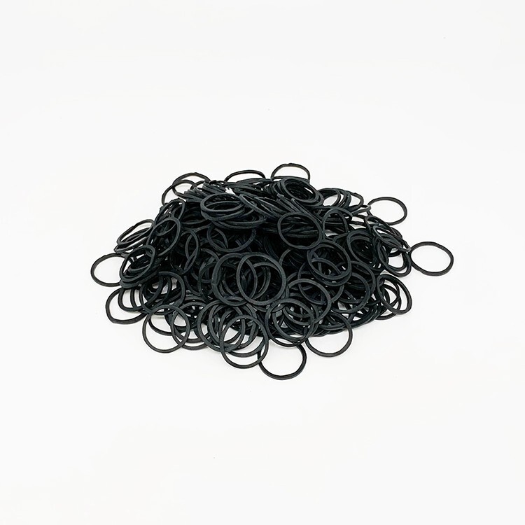 ONE PACK 250 SMALL BLACK RUBBER BANDS FOR HAIR ACCESSORIES