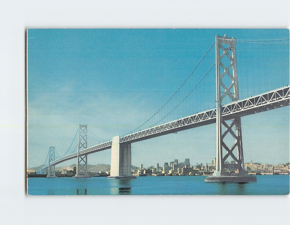 Postcard San Francisco-Oakland Bay Bridge California USA