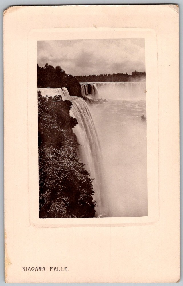 Antique Postcard Waterfall Cascade Niagara Falls, NY 1900s