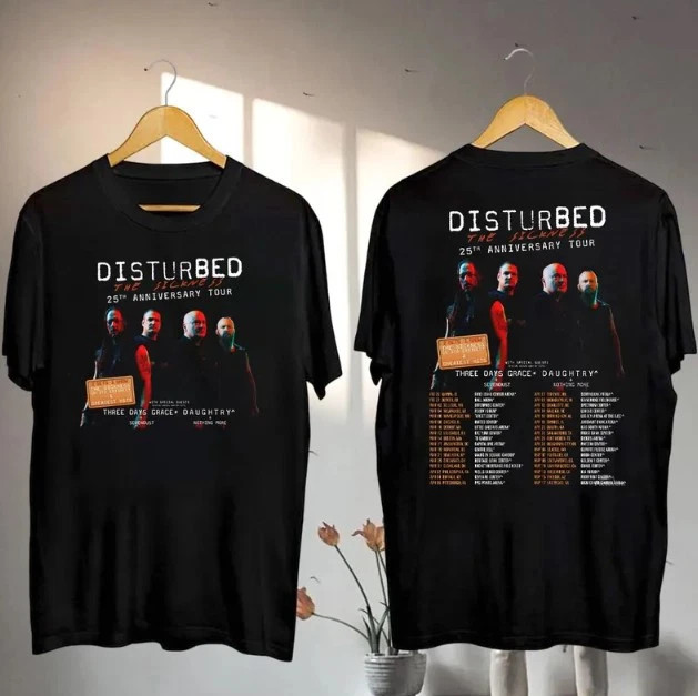 Disturbed The Sickness 25th Anniversary Tour 2025 Shirt, The Sickness 2025