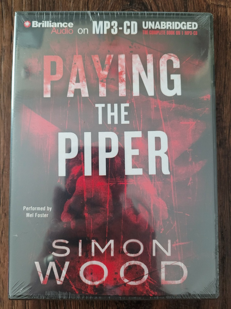 PAYING THE PIPER By Simon Wood (2012, MP3 Audio CD, Unabridged) Brand New