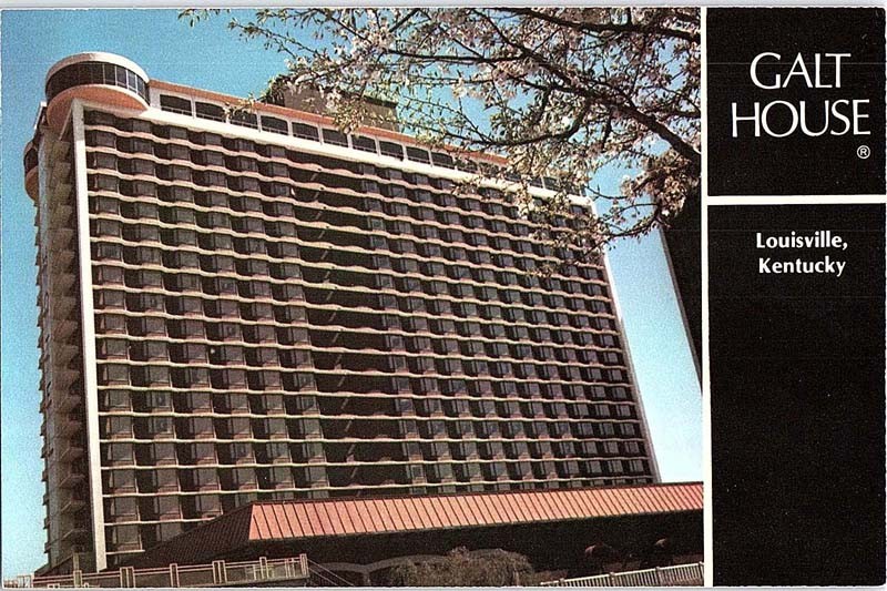Postcard HOTEL SCENE Louisville Kentucky KY m/09 AI8392
