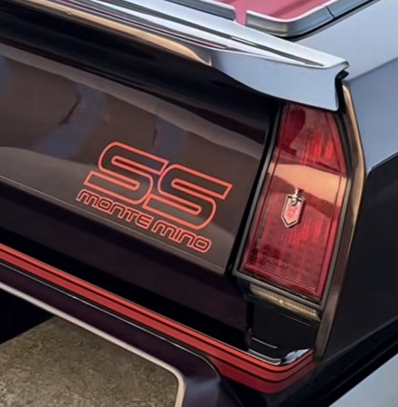 Chevy Monte Mino SS Vinyl Doors Trunk Bumper Decals Kit New 3PC Set Letters Only
