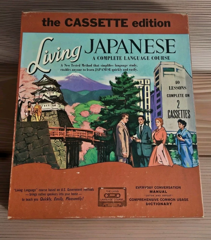 Living Japanese The Cassette Editing A Complete Language Course 40 Lessons