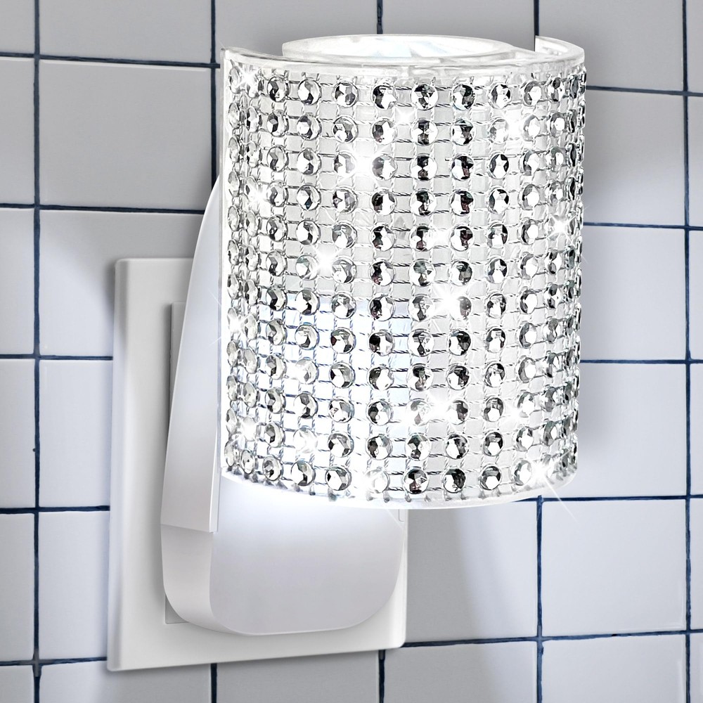 Wall Fragrance Plug-In with Night Light, Compatible with Bath & Body Works WallFlower Refills