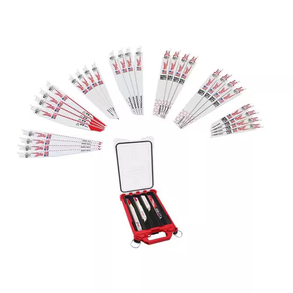 SAWZALL 9-Inch 8 TPI Metal Cutting NITRUS Torch PACKOUT Kit for Wood and Metal