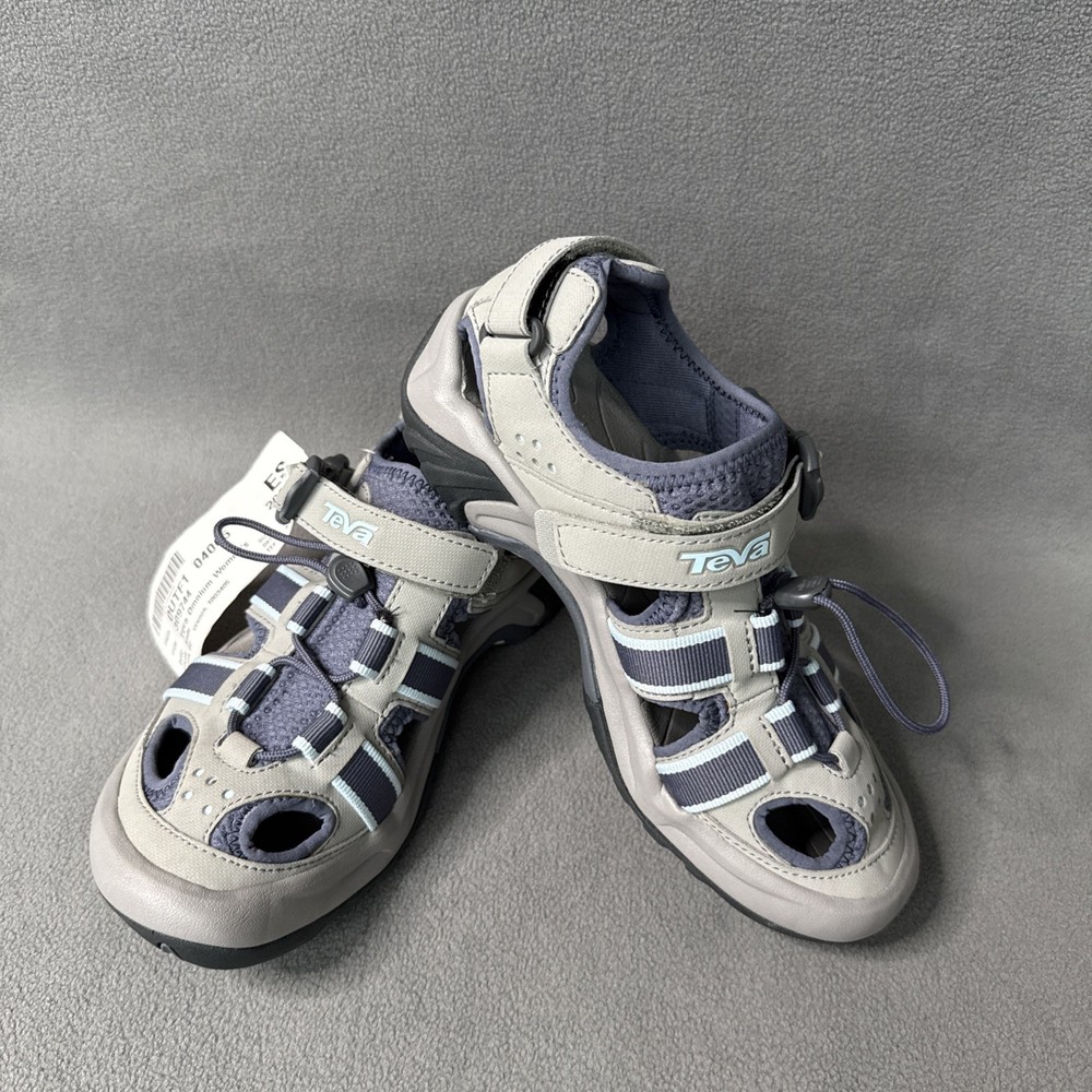 Teva Womens Size 6.5 Slate Gray Omnium Athletic Hiking Sandals New