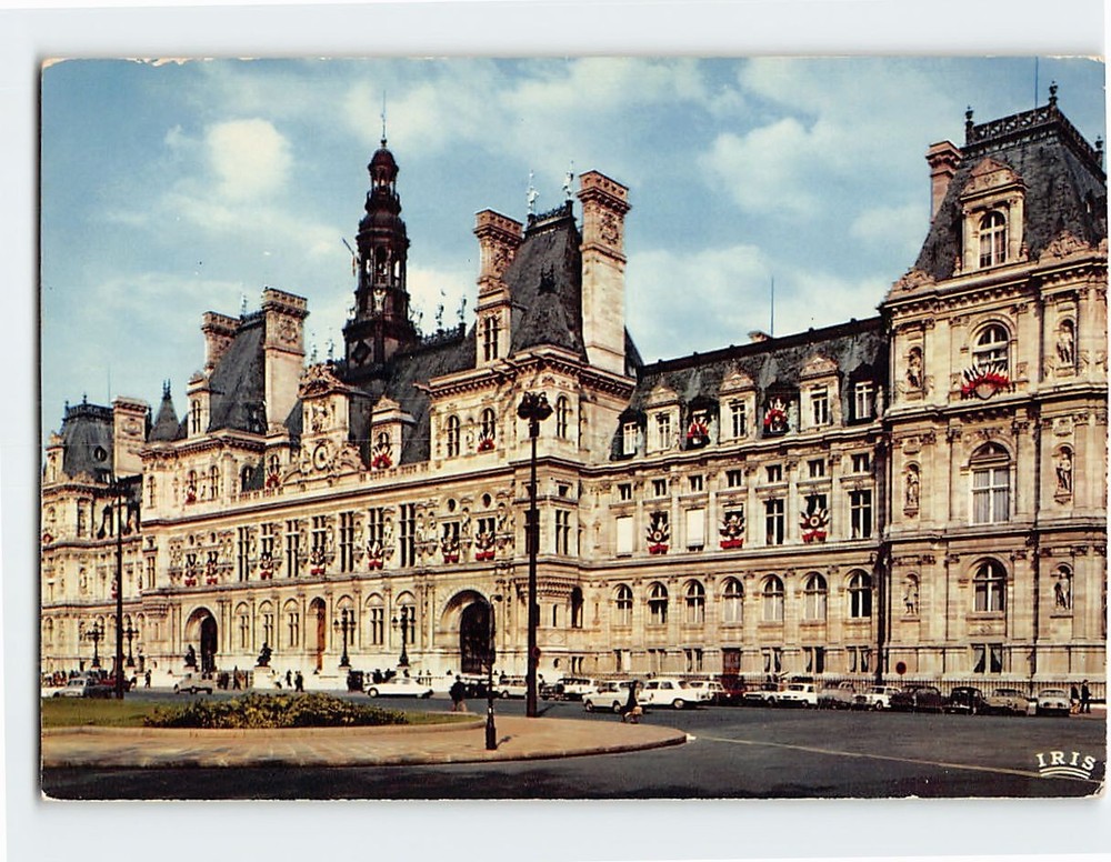Postcard L'Hotel de Ville Paris France