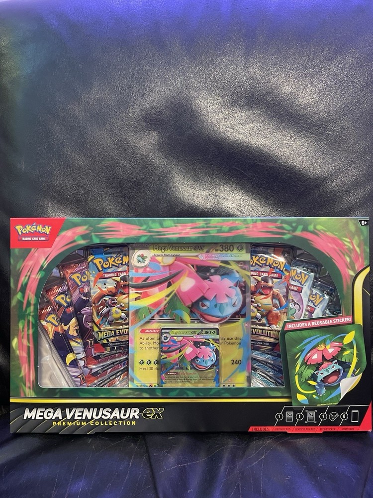 Pokémon TCG / Mega Venusaur ex Premium Collection Box / FACTORY SEALED!