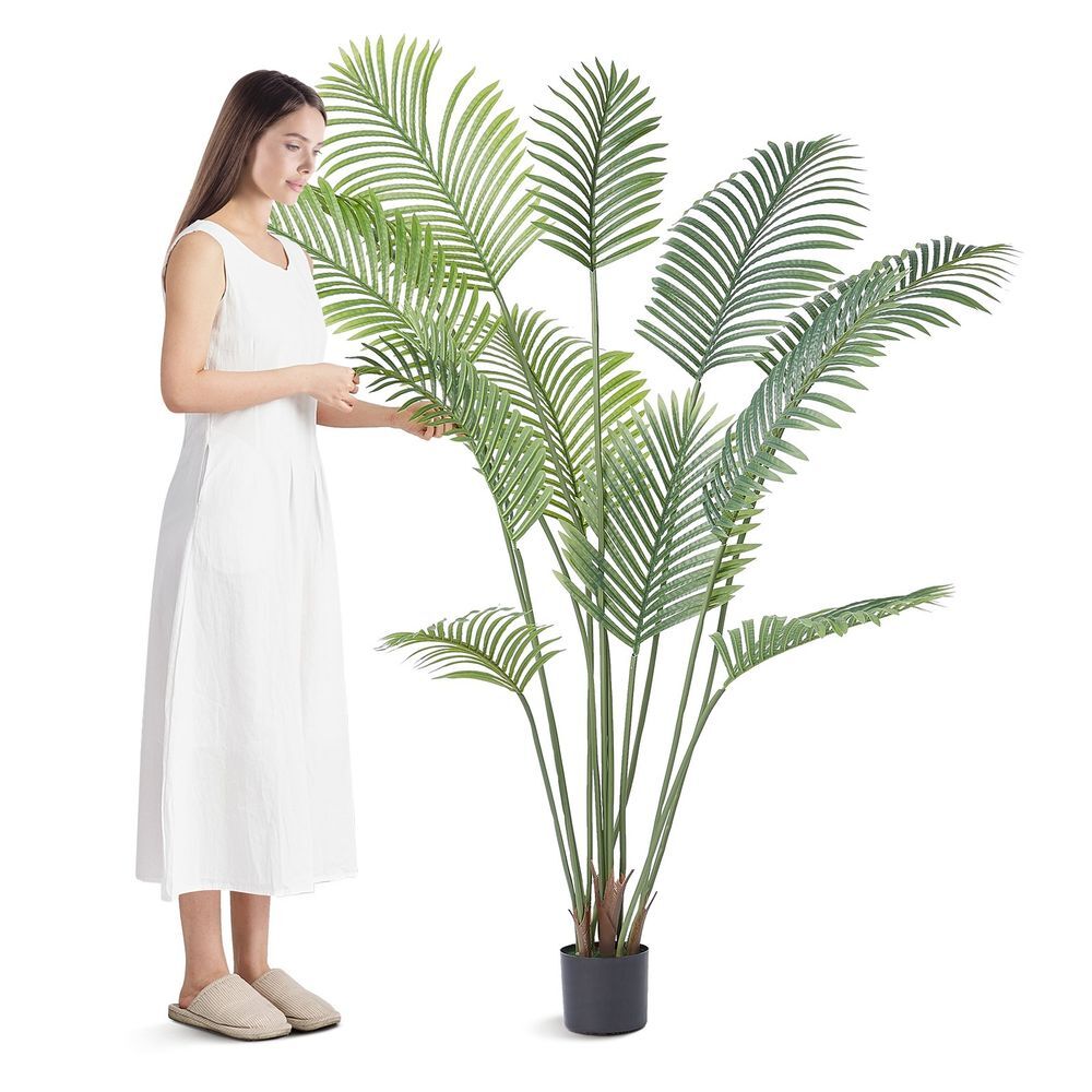 6FT Artificial Palm Tree Faux Green Plant for Home Office Decor