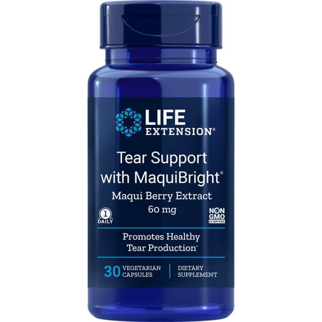 Life Extension Tear Support with Maquibright 60 mg 30 Veg Caps