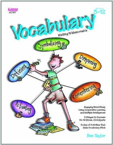 Vocabulary: Making It Memorable, - Office Product, by Taylor Ben - Very Good