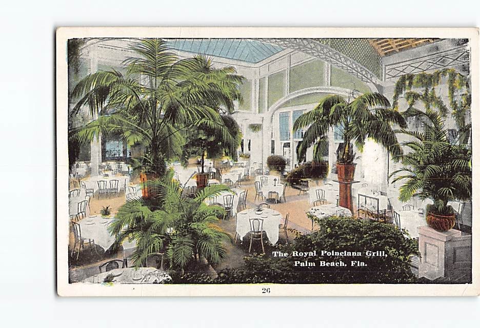 Postcard The Royal Poinciana Grill Palm Beach Florida USA North America