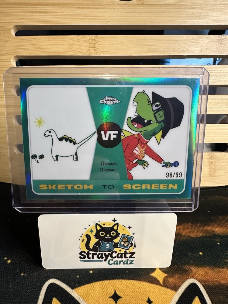 2025 Topps VeeFriends - Dynamic Dinosaur Sketch To Screen /99