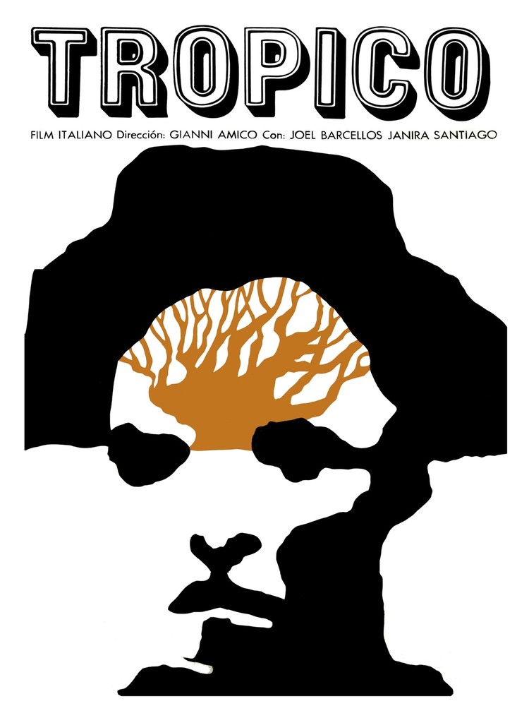Tropico Italian film wall Decoration Poster.Graphic Art Interior design. 3730