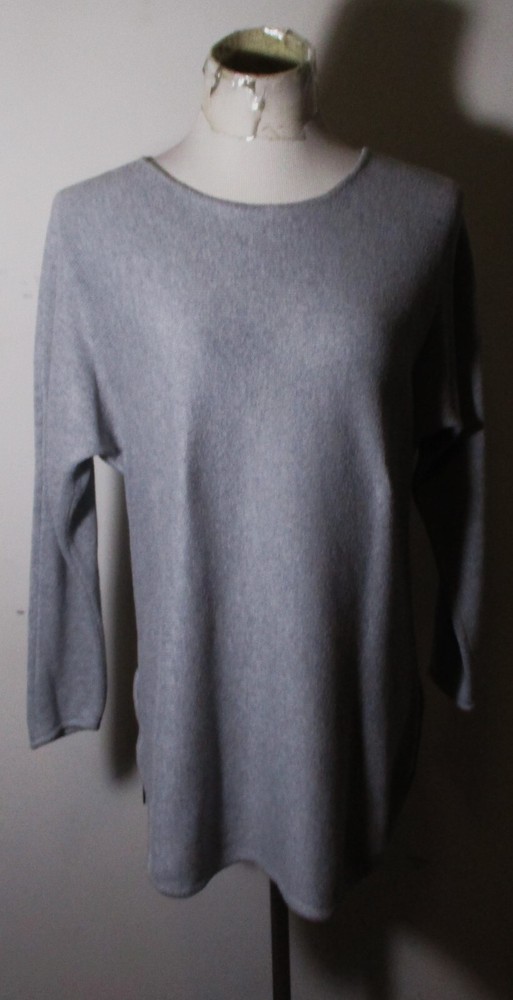 MICHAEL KORS Gray Long Sleeve Tunic Top Women's Size M