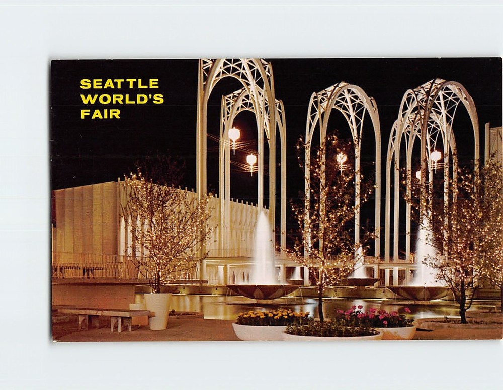 Postcard US Science Building Seattle World's Fair Washington USA